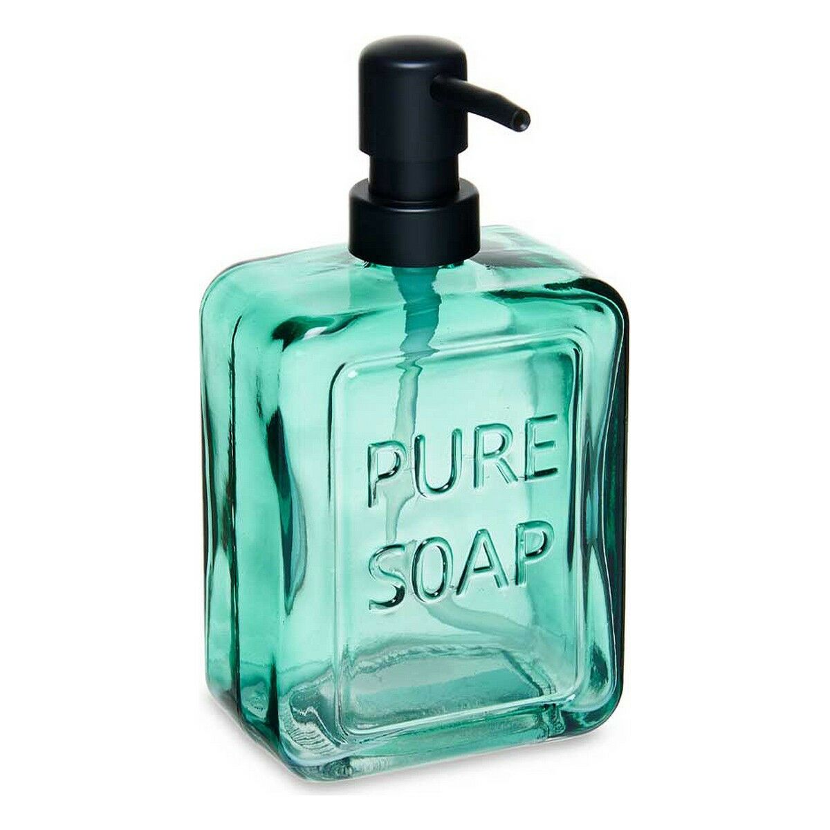 Sæbedispenser Berilo Pure Soap Grøn Krystal 570 ml 10 x 18 x 6 cm (6 enheder)